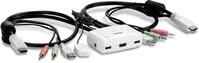 TRENDnet, TK-215I, 2-Port-HDMI-KVM-Switch, steuert 2 Computer mit einem
