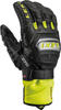 LEKI Worldcup Race Ti S Speed Handschuhe, Black-Ice Lemon, EU 8.5