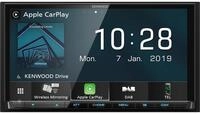 Kenwood DMX8019DABS 17,7 cm WVGA Digital Media Moniceiver mit DAB+, Wireless CarPlay,