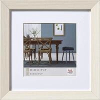walther design Bilderrahmen weiss 40 x 40 cm mit Passepartout, Fiorito...