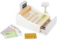 small foot Spielkasse aus Holz, inkl. Scanner, Kartenleseger&auml;t, Spielgeld und