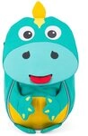 Affenzahn Kinderrucksack Dinosaurier f&uuml;r 1-3 J&auml;hrige im Kindergarten, T&uuml;rkis