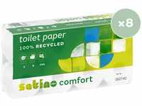 Satino by WEPA Comfort Toilettenpapier 060740 - Vorratspackung mit 64 Rollen -