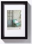 walther design Bilderrahmen schwarz 50 x 70 cm Echtglas Stockholm EA070B