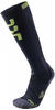 UYN Herren Ski Evo Race Herren Socke, Anthracite/Green Lime, 39-41 EU