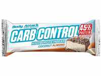 Body Attack Carb Control, Coconut-Almond, 10 x 100g - Proteinriegel ohne