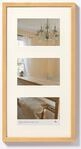 walther design Bilderrahmen natur 3X 10x15 cm Galerierahmen Peppers Holzrahmen BP315H
