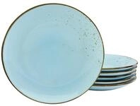 Creatable, 22065, Serie Nature Collection, 6-teiliges Geschirrset f&uuml;r 6 Personen,