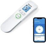 Beurer FT 95 Bluetooth, kontaktloses Infrarot-Fieberthermometer mit innovativer