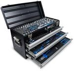 BGS 3318 | Metall-Werkzeugkoffer | mit 143 Werkzeugen | 3 Schubladen | mit...