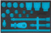 Hazet 2K-Weichschaum-Einlage für Werkstatt, 1 Stück, 163-406L, Mehrfarbig