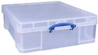 Really Useful Aufbewahrungsbox, 70 Liter, transparent