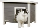 Kerbl ECO-Katzenhaus „Eli, ECO-Recyclingmaterial, 60% Kunststoff / 40% Holz,