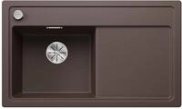 BLANCO ZENAR 45 S | Granitsp&uuml;le aus SILGRANIT cafe | Hauptbecken links | [86x51x20,2