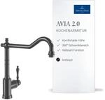 Villeroy & Boch Avia 2.0 K&uuml;chenarmatur, Auslaufh&ouml;he 235 mm &ndash; Anthrazit 