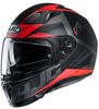 HJC Helmets Motorradhelm HJC i70 ELUMA MC1SF, Schwarz/Rot, XS 14997106