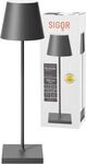 SIGOR Nuindie - Dimmbare LED Akku-Tischlampe Indoor & Outdoor, IP54 SIGOR Nuindie - Dimmbare LED Akku-Tischlampe Indoor & Outdoor, IP54