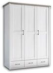 LUCA Eleganter Kleiderschrank Babyzimmer 3-t&uuml;rig - Vielseitiger...