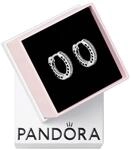Pandora Signature Creolen Pav&eacute;-Herz, 14-kar&auml;tig vergoldet