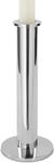 Fink Alu Kerzenhalter 24 cm f&uuml;r Stabkerzen gl&auml;nzend vernickelter...