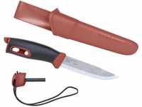 Morakniv Rouge MorakAuswahl Companion Spark Rot-Messer, Fester Griff, 104 mm, Lame :