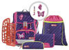 Step by Step Schulranzen-Set 2IN1 Plus Reflect „Shiny Butterfly 6-teilig,