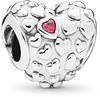 Pandora Mum In A Million Herz-Charm Sterling-Silber 8,5 x 11,8 x 11,8 mm (T/H/B)