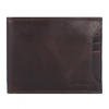 Fossil Brieftasche für Herren Derrick, 100% Leder Bifold Dunkelbraun 11,5 cm L x 2