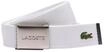 Lacoste Herren Rc2012 G&uuml;rtel, Wei&szlig; (Blanc Kc8), 75 (Herstellergr&ouml;&szlig;e: 90)