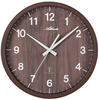 Atlanta Uhren 4438/20 Funkwanduhr 26,5 cm Holzoptik - Nussbaum