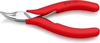 KNIPEX Elektronik-Greifzange, 35 41 115 | Mit durchgestecktem Gelenk tauchisoliert
