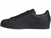 adidas Originals Mens Superstar Sneaker, Core Black/Core Black/Core Black, 44 2/3 EU