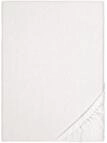 biberna Feinbiber Spannbetttuch 90x200-100x200 cm grau | 100% Baumwolle Flanell 