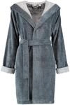 ESPRIT Bademantel aus Velours , Grey , M