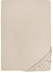 biberna Feinjersey Spannbettlaken 180x200-200x200 cm beige | 100% Baumwolle