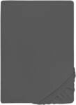 biberna Deluxe Jersey-Elastic-Spannbetttuch 180x200 cm - 200x220 cm grau | 97%