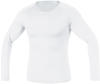 GORE WEAR Herren Base Layer Shirt Langarm, Weiß, L EU