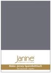 Janine Spannbetttuch 5007 Mako Jersey 180/200 bis 200/200 cm opalgrau Fb. 48