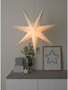 Konstsmide 2918-200 Weihnachtsstern Glühlampe, LED Weiß mit ausgestanzten Motiven,