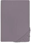 biberna Deluxe Jersey-Elastic-Spannbetttuch 90x190 cm - 100x220 cm grau | 97%