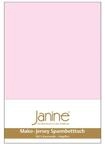 Janine Spannbetttuch 5007 Mako Jersey 180/200 bis 200/200 cm zartrosa Fb. 11