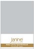 Janine Spannbetttuch 5007 Mako Jersey 180/200 bis 200/200 cm Silber Fb. 18