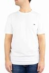 Lacoste Herren T-Shirt Rundhals TH2038, M&auml;nner Basic Tshirt,Tee,Regular Fit,Wei&szlig;,4