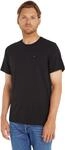 Tommy Jeans Herren Tjm Xslim Jersey Tee Dm0dm04411 Langarmhemd, Black (Tommy Black),