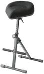 K&M 14046 Stehhilfe mit Gasdruckfeder Schwarz, Stahl, Stoff &ndash; zusammenlegbarer