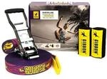Gibbon Slacklines Surfer Line mit Treewear, Lila, 30 Meter (27,5m Band + 2,5m