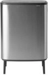 Brabantia Bo Touch Abfalleimer Hi Recycling 2 x 30L, Stahl matt gegen Fingerabdr&uuml;cke