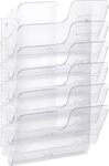 Durable Flexiplus Prospekthalter A4 Quer, 6 F&auml;cher, Transparent, 1700014401,