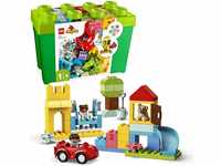 LEGO DUPLO Deluxe Steinebox, Lernspielzeug für Mädchen und Jungen zum Bauen, Steine