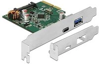 DeLock PCI Expr. Card > 1x USB-C + 1x USB-A USB3.1 Gen 2, 90299